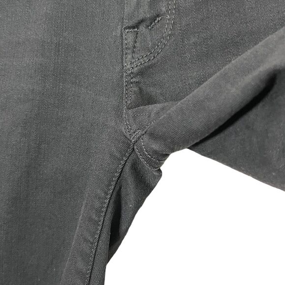 MOTHER The Looker Skinny Jeans Not Guilty Black Size 24 Ankle Mid Rise - Picture 5 of 15